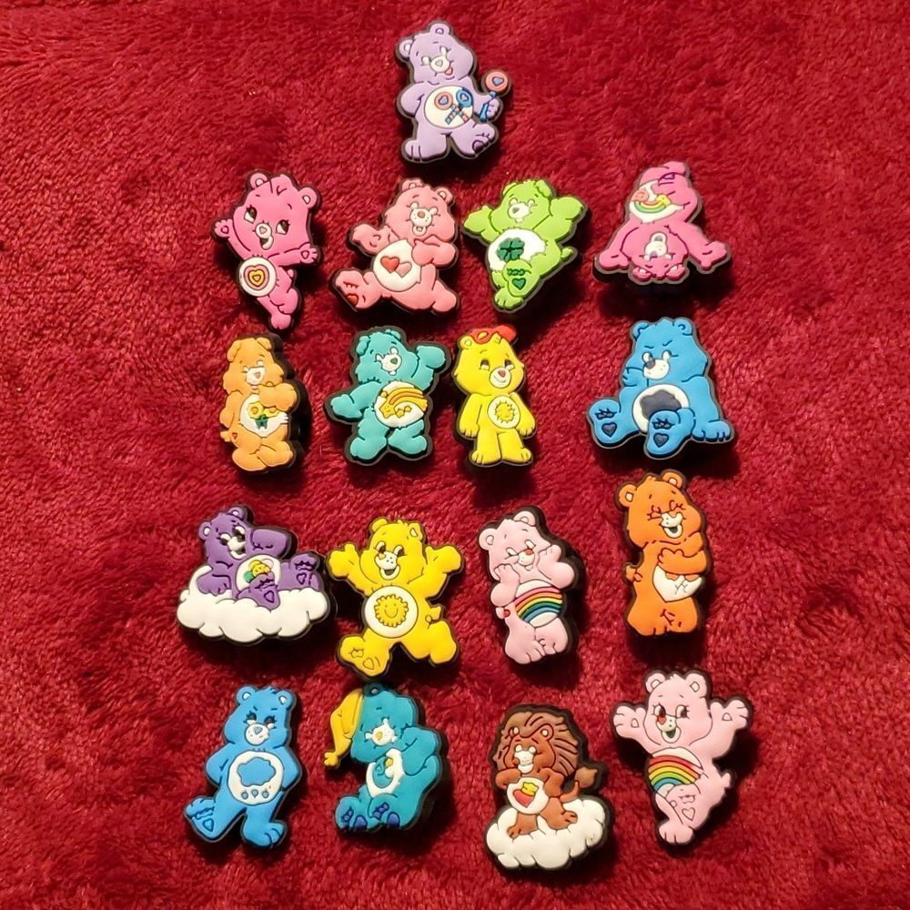 17 Care Bears 80's Cartoons Crocs Jibbitz‎ Shoe Charms